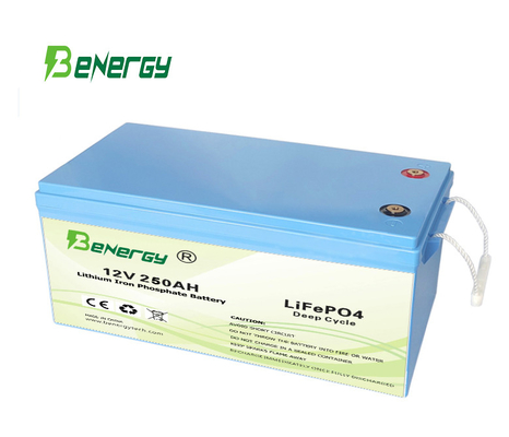 باتری Lifepo4 250AH RV 12 ولتی با قدرت بالا برای ذخیره انرژی در سیستم خورشیدی