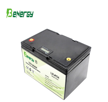 بسته باتری لیتیوم 12 ولت قابل شارژ 60AH چرخه عمیق