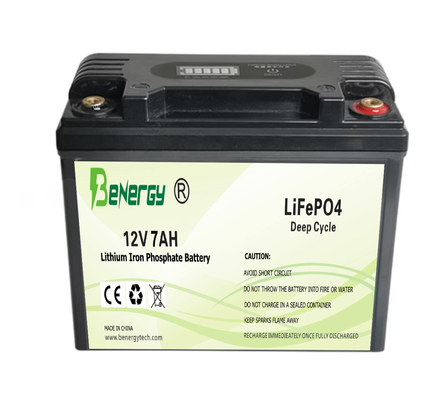 بسته باتری لیتیوم 7 آمپر 12 ولت قابل شارژ با کیف پلاستیکی