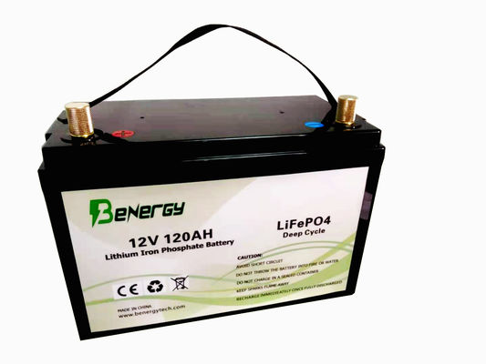 بسته باتری لیتیومی 12 ولتی 120 آمپر ساعت IP65 بسته فسفات آهن لیتیوم 150 آمپر