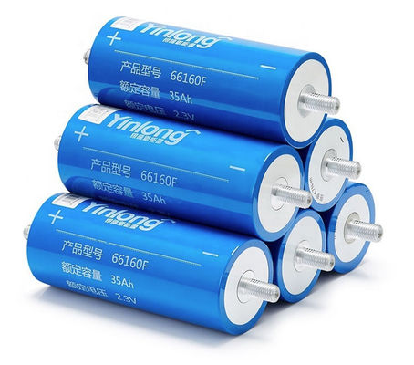 باتری قابل شارژ لیتیوم تیتانات اکسید 350A 2.3V Yinlong LTO 35Ah