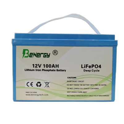 Lifepo4 Solar Battery 12v باتری لیتیومی قابل شارژ 12V 100AH